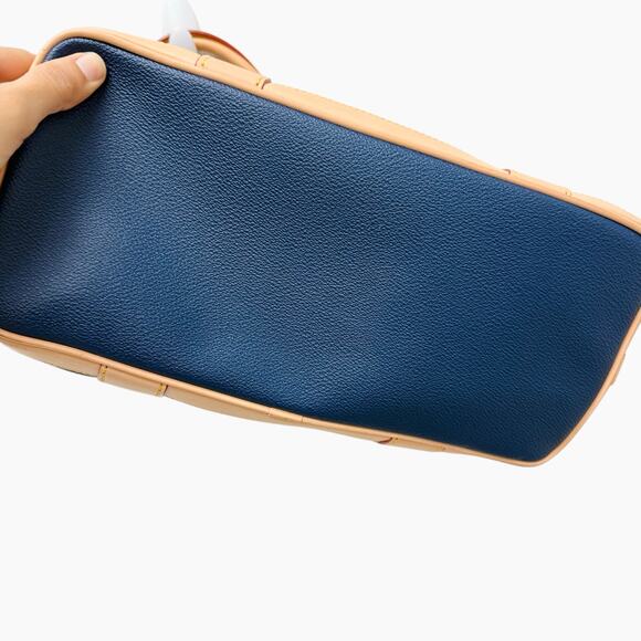 Vintage Dooney & Bourke Robert F. Kennedy Human Rights Blue Leather Bag - Picture 6 of 13